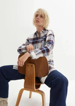 Flanellhemd aus reiner Baumwolle