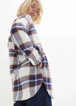 Flanellhemd aus reiner Baumwolle