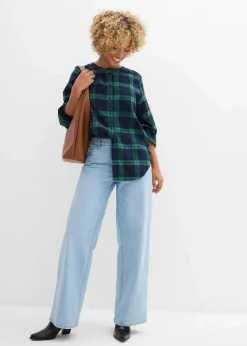 Flanellhemd aus reiner Baumwolle