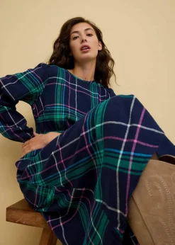 Flanellkleid aus reiner Baumwolle