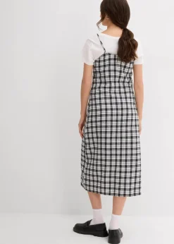 Flanell-Trägerkleid aus reiner Baumwolle