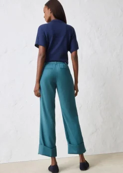 Flared Hose mit Wollanteil