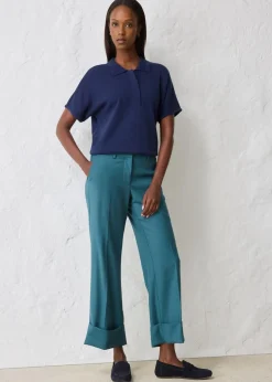 Flared Hose mit Wollanteil