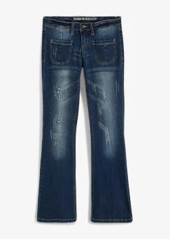 Flared Jeans Low Waist, Stretch