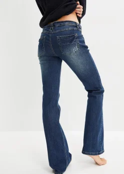 Flared Jeans Low Waist, Stretch