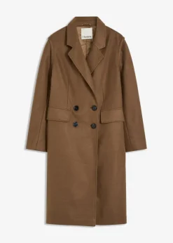 Flauschmantel mit abnehmbaren Ärmeln