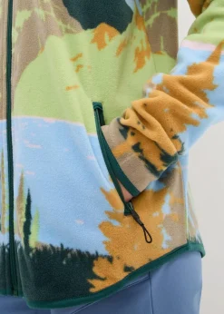 Fleecejacke mit Reißverschluss-Taschen