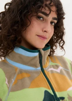 Fleecejacke mit Reißverschluss-Taschen