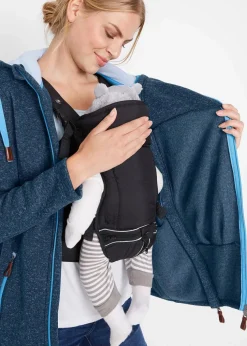 Fleece-Umstands- und Tragejacke