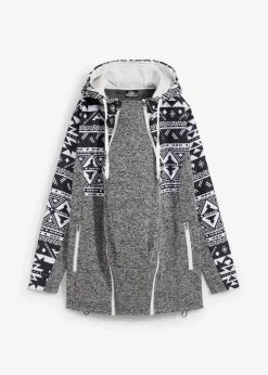 Fleece-Umstands- und Tragejacke