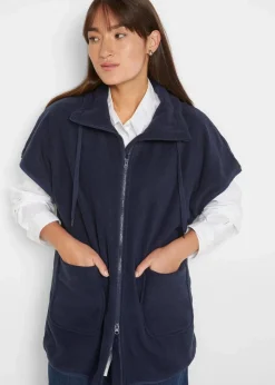 Fleece-Weste aus recyceltem Polyester