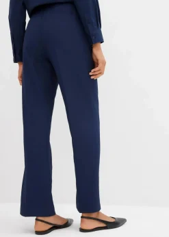 Fließende Bundfaltenhose