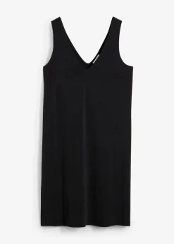 Fließendes Trägerkleid mit V-Ausschnitt