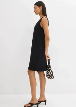 Fließendes Trägerkleid mit V-Ausschnitt