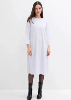 Florales Midikleid aus reiner Viskose