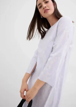 Florales Midikleid aus reiner Viskose