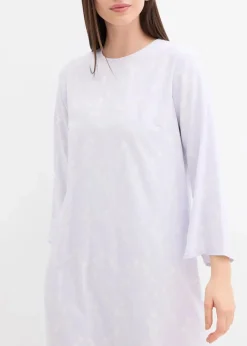 Florales Midikleid aus reiner Viskose