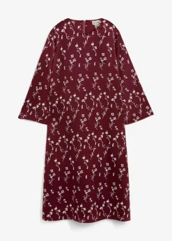 Florales Midikleid aus reiner Viskose