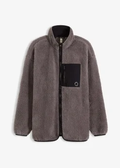 Funktions-Fleece Sportjacke, oversized