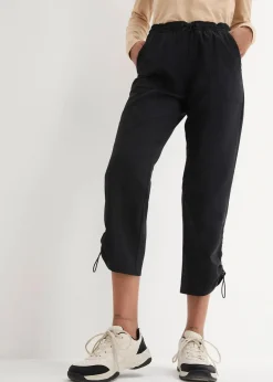 Funktionshose mit Raffung, schnelltrocknend