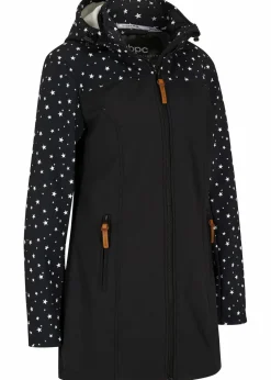 Funktions-Softshell-Parka mit Kuschelfleece