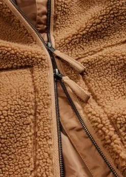 Gefütterte Teddy-Fleece Jacke