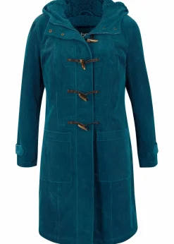 Gefütterter Cord-Dufflecoat