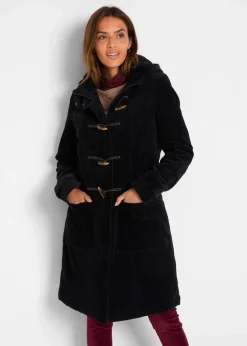 Gefütterter Cord-Dufflecoat