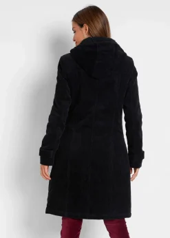 Gefütterter Cord-Dufflecoat