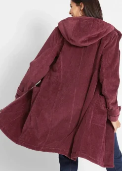 Gefütterter Cord-Dufflecoat