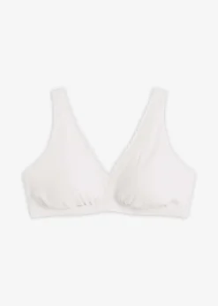 Gepolstertes Bralette ohne Bügel ​mit Bio-Baumwolle und Spitze