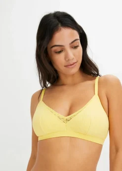 Gepolstertes Bralette ohne Bügel mit Bio-Baumwolle (2er Pack)