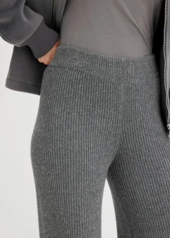 Gerippte Palazzo-Hose