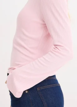 Geripptes Langarmshirt