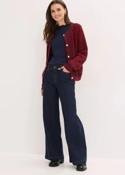 Geripptes Langarmshirt