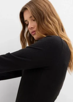 Geripptes Thermoshirt