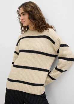 Gestreifter Pullover