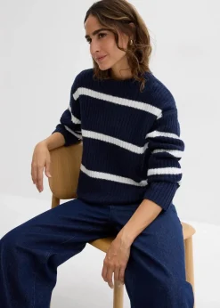 Gestreifter Pullover