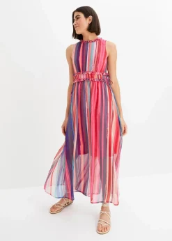 Gestreiftes Maxikleid