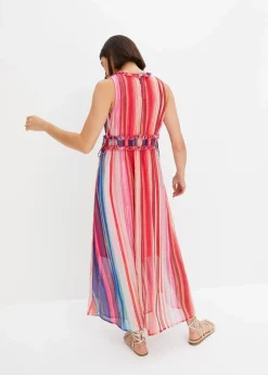 Gestreiftes Maxikleid