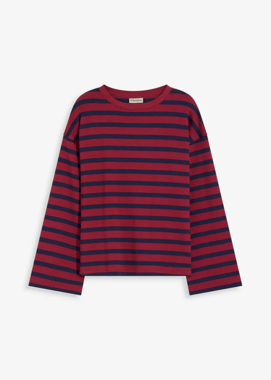 Gestreiftes Shirt aus reiner Bio-Baumwolle