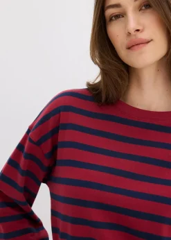 Gestreiftes Shirt aus reiner Bio-Baumwolle