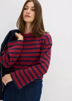 Gestreiftes Shirt aus reiner Bio-Baumwolle