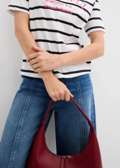 Gestreiftes T-Shirt aus reiner Baumwolle