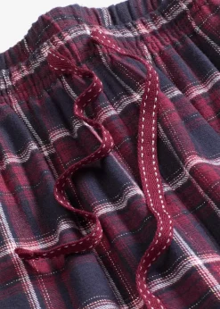Gewebte Pyjamahose aus Flanell mit Geschenktasche