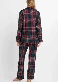 Gewebter Flanell Pyjama
