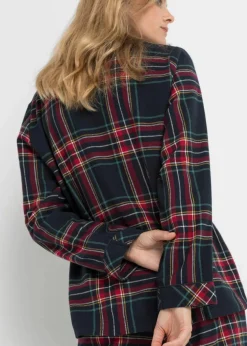 Gewebter Flanell Pyjama