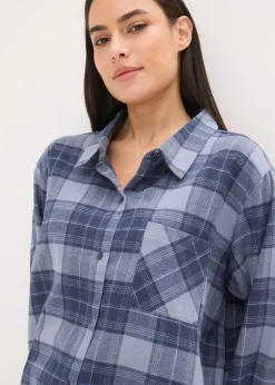 Gewebter Flanell Pyjama