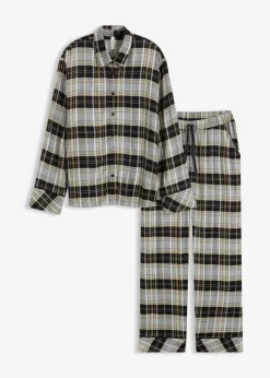 Gewebter Flanell Pyjama