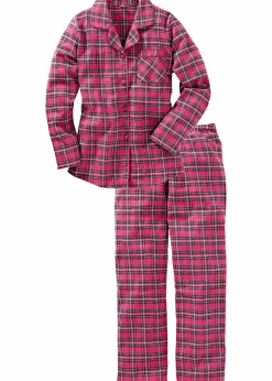 Gewebter Flanell Pyjama